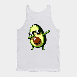 Dabbing Avocado Funny Vegan Tank Top